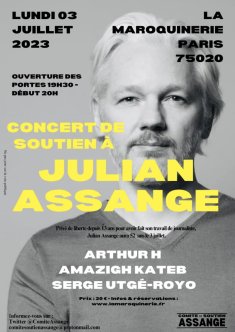 Concert de soutien à Julian Assange