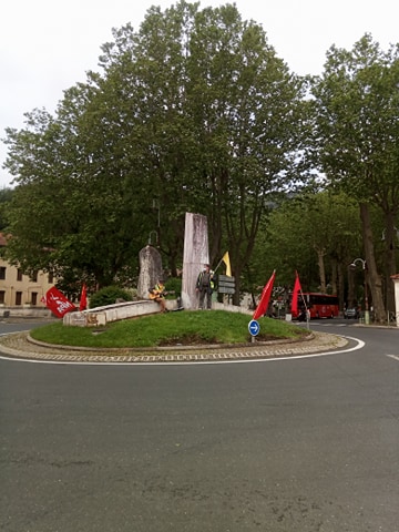 Le retour de la Cigale sur le rond-point (15 mai 2020)