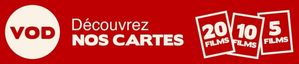 Découvrez nos cartes VOD 20, 10, 5 films